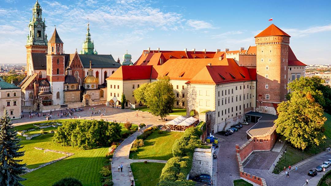 Wawel-Tour mit Audioguide, Blick auf das Wawel-Schloss, die Wawel-Kathedrale