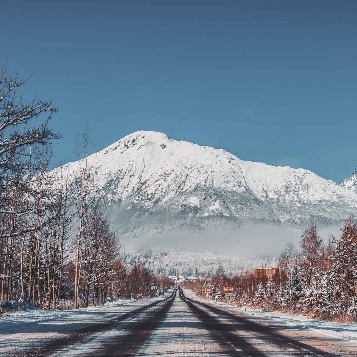 veien til Zakopane om vinteren