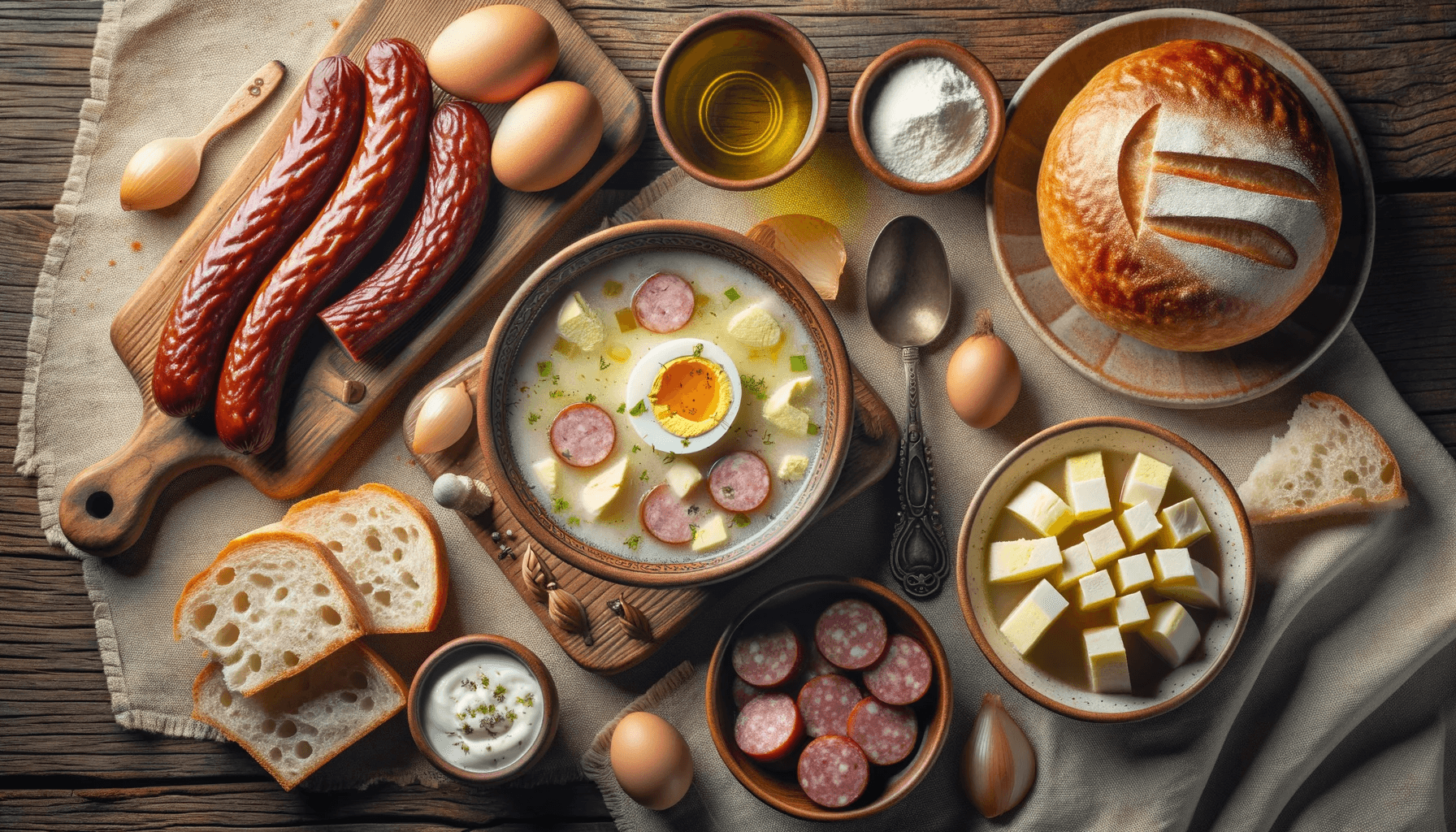 Traditional dishes of Polish cuisine