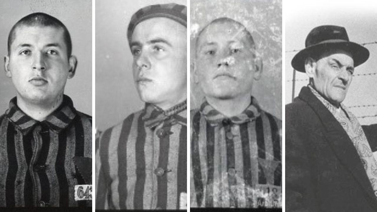 Stanisław (Staszek) Jaster, Józef (Józek) Lempart, Kazimierz (Kazek) Piechowski, Eugeniusz (Gienek) Bendera Auschwitz escape 