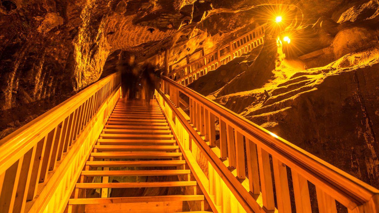 Breathtaking underground corridors of the Wieliczka Salt Mine